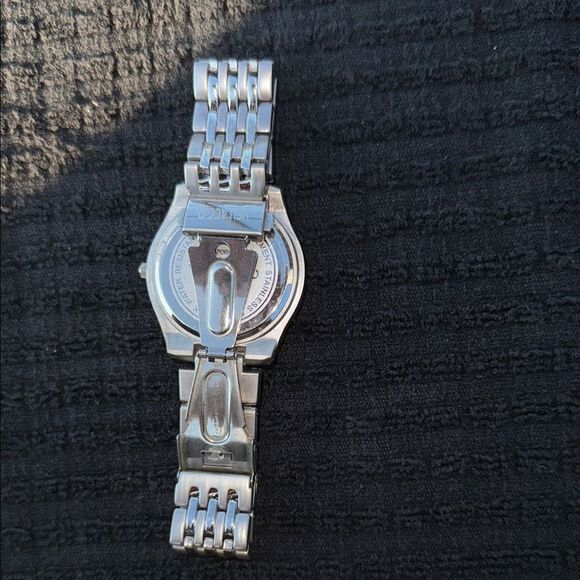 Vellaccio Silver Gold Watch Blue Accents - Picture 4 of 6